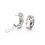 Earrings Huggies Pave 2.00ctw Round Diamonds 18kw 9.8x6.8mm 223100076