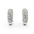 Earrings Huggies Pave 2.00ctw Round Diamonds 18kw 9.8x6.8mm 223100076