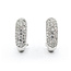 Earrings Huggies Pave 2.00ctw Round Diamonds 18kw 9.8x6.8mm 223100076