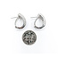 Earrings Huggies Pave 2.00ctw Round Diamonds 18kw 9.8x6.8mm 223100076