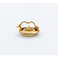 Brooch 14x11mm Oval Citrine Seed Pearls 15ky 20x16mm 223090044