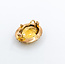 Brooch 14x11mm Oval Citrine Seed Pearls 15ky 20x16mm 223090044