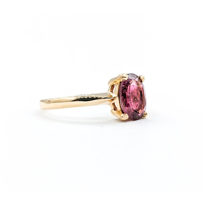 Ring Solitaire 2.10ct Oval Tourmaline 14ky Sz8 223090049