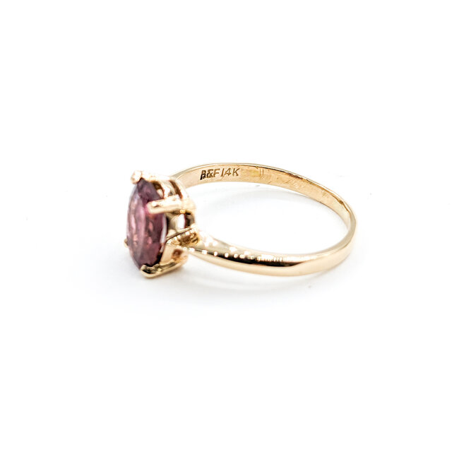 Ring Solitaire 2.10ct Oval Tourmaline 14ky Sz8 223090049
