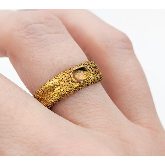 Ring Antique Bi Pass Pearls 14ky Sz6 223090040