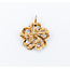 Brooch/Pendant Vintage Clover .06ct Old Mine Diamond Seed Pearls 14ky 21x21mm 223090030