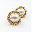 Earrings .80ctw Round Diamonds 17.5mm Pearls 18ky/14k 25.5x23.5mm 223100080
