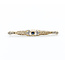 Brooch Antique 3mm Lab Sapphire 14ktt 60x6.8mm 223100090