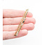 Brooch Antique 3mm Lab Sapphire 14ktt 60x6.8mm 223100090