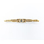 Brooch Antique 3mm Lab Sapphire 14ktt 60x6.8mm 223100090