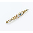 Brooch Antique 3mm Lab Sapphire 14ktt 60x6.8mm 223100090