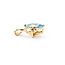Pendant .06ctw Round Diamonds 2.0ct Topaz 14ky 20x12.5mm 223100011