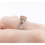 Ring 1.4ct Pink Tourmaline .98ctw Aquamarines 14kw Sz9.5 223100094