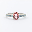Ring 1.4ct Pink Tourmaline .98ctw Aquamarines 14kw Sz9.5 223100094
