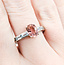 Ring 1.4ct Pink Tourmaline .98ctw Aquamarines 14kw Sz9.5 223100094