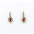 Earrings Dangle .25ctw Round Diamonds .50ctw Rubies 18ky 15x7mm 223090028