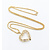 Necklace Heart 1.0ctw Baguette/Round Diamonds 14ky 20" 223100101