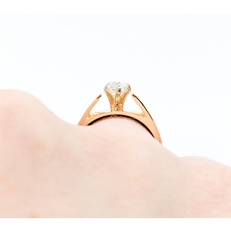 Ring Solitaire .70ct Marquise Diamond 14ky Sz6 223100117