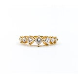  Ring .66ctw Princess Diamonds 14ky Sz5.75 223100110