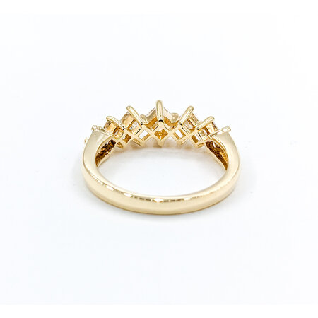 Ring .66ctw Princess Diamonds 14ky Sz5.75 223100110