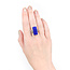 Ring Vintage 19.5x9mm Lapis 14kw Sz8 223100134