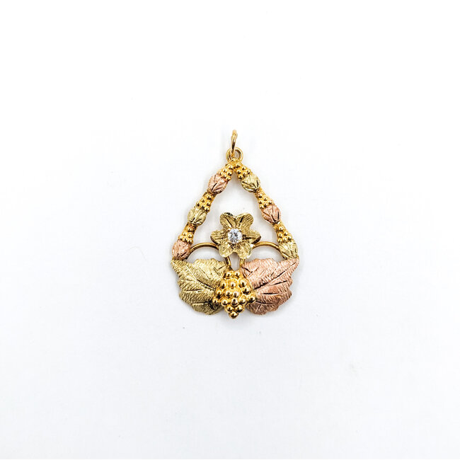 Pendant BHG .06ctw Round Diamond 10kbhg 31x21mm 223100146