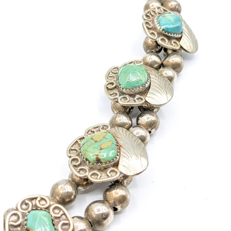 Necklace Navajo "LT" Turquoise SS 21" 223110001