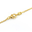 Necklace Judith Ripka  .35ctw Sapphire Chalcedony Slice 18ky 17" 222110035