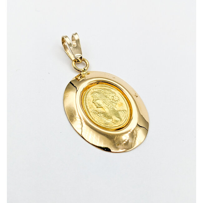 Pendant Cameo 18ky 40x21mm 223110023