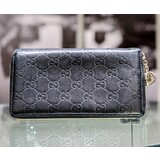  Wallet Gucci Zippy Black Leather 123110061