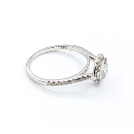 Ring 1.0ct Round Lab Diamond .50ctw Diamonds 14kw Sz7.5 223110005