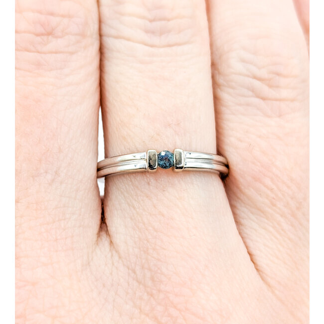 Ring Solitare 0.08 Brazilian Alexandrite 14kw Sz7 123110044