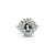 Ring .33ctw Round Diamonds .46ct Alexandrite Platinum Sz7.25 122020001