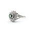 Ring .33ctw Round Diamonds .46ct Alexandrite Platinum Sz7.25 122020001