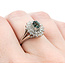 Ring .33ctw Round Diamonds .46ct Alexandrite Platinum Sz7.25 122020001