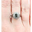 Ring .33ctw Round Diamonds .46ct Alexandrite Platinum Sz7.25 122020001