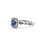 Ring .45ctw Diamonds 1.37ct Sapphire 950pt Sz7 123040055