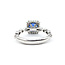 Ring .45ctw Diamonds 1.37ct Sapphire 950pt Sz7 123040055