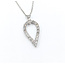 Necklace Tear Drop .46ctw Diamonds 14kw 18" 123110173