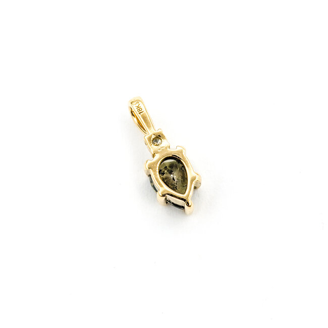 Pendant Drop .03ct Diamond .95ct Alexandrite GIA: 1246085158 18ky .6x.25" 123110120
