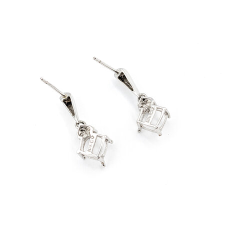 Earrings .10ctw Diamond 10kw 20x8mm 120090309