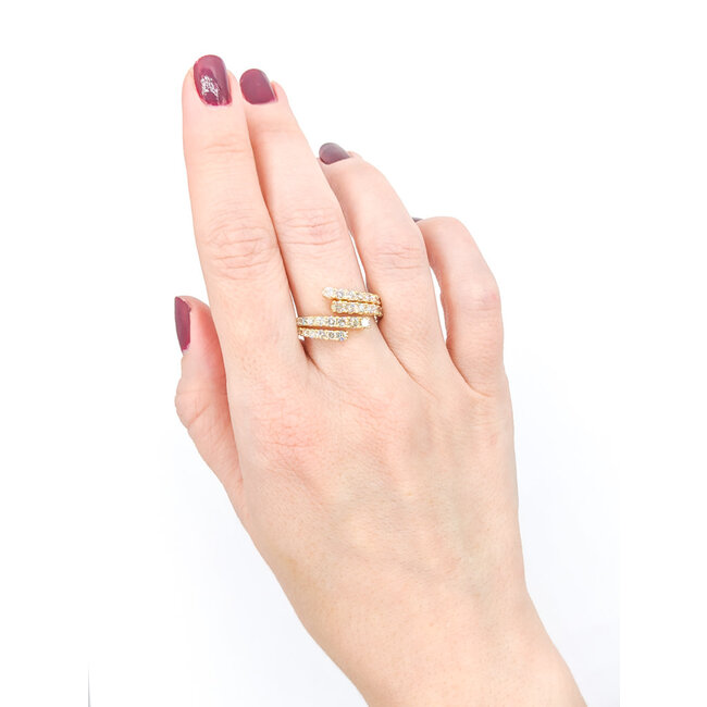 Ring 1.0ctw Round Diamonds 14ky Sz7.5 223110106