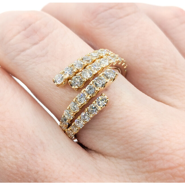 Ring 1.0ctw Round Diamonds 14ky Sz7.5 223110106