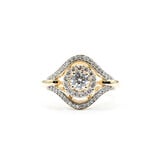  Ring .50ctw Diamonds 10ky Sz7 123110100