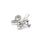 Brooch Butterfly .50ctw Round Diamonds 14kw 21x19mm 223110116