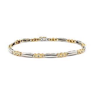 Bracelet .50ctw Round Diamonds 14ktt 8" 223110109