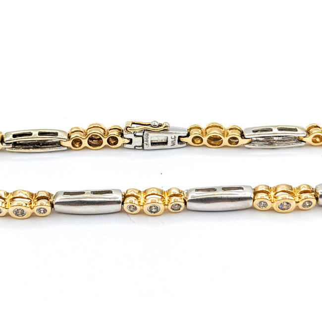 Bracelet .50ctw Round Diamonds 14ktt 8" 223110109