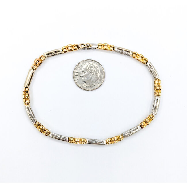 Bracelet .50ctw Round Diamonds 14ktt 8" 223110109