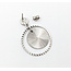 Earrings Dangle Discs 14kw 32x22mm 223110107