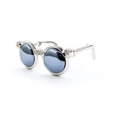  Pendant Sunglasses .03ctw Round Diamonds Marcasite 18kw 28x12mm 223120079